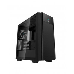 DEEPCOOL -CH510 MESH DIGITAL- ATX Case, with Side-Window (Tempered Glass Side Panel) Megnetic, without PSU, Temparature Digital Display, Pre-installed: Rear 1x120mm, Top: Radaitor 360mm support, PSU Shroud, 3x2.5- Bays / 2x3.5- Bays, 1xUSB-C, 1xUSB3.0, 1x